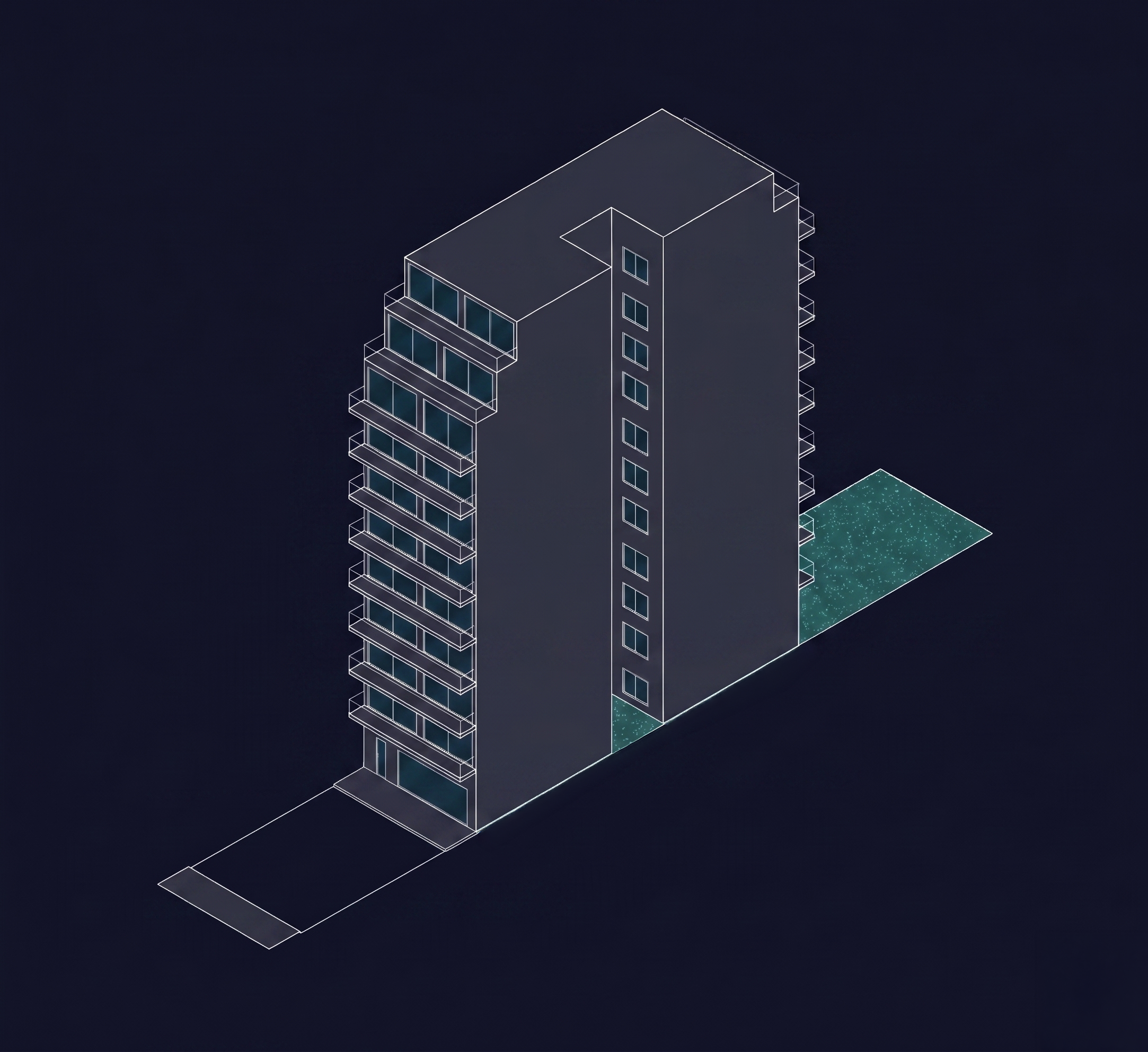 Volumen edificable estimado de un terreno en CABA